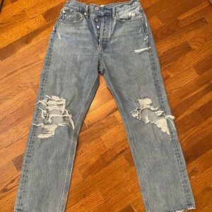 Agolde Lightwashed Jeans
